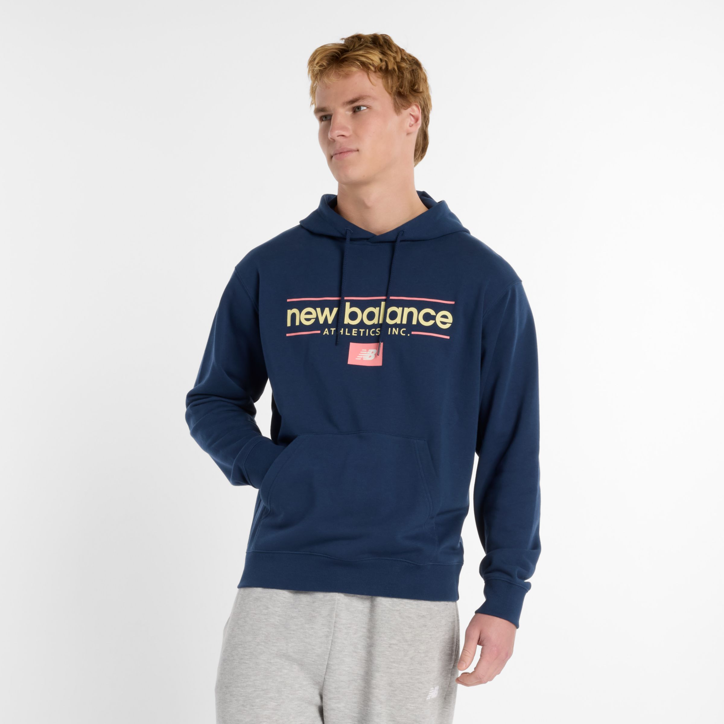 Relaxed Linear Athletics Hoodie