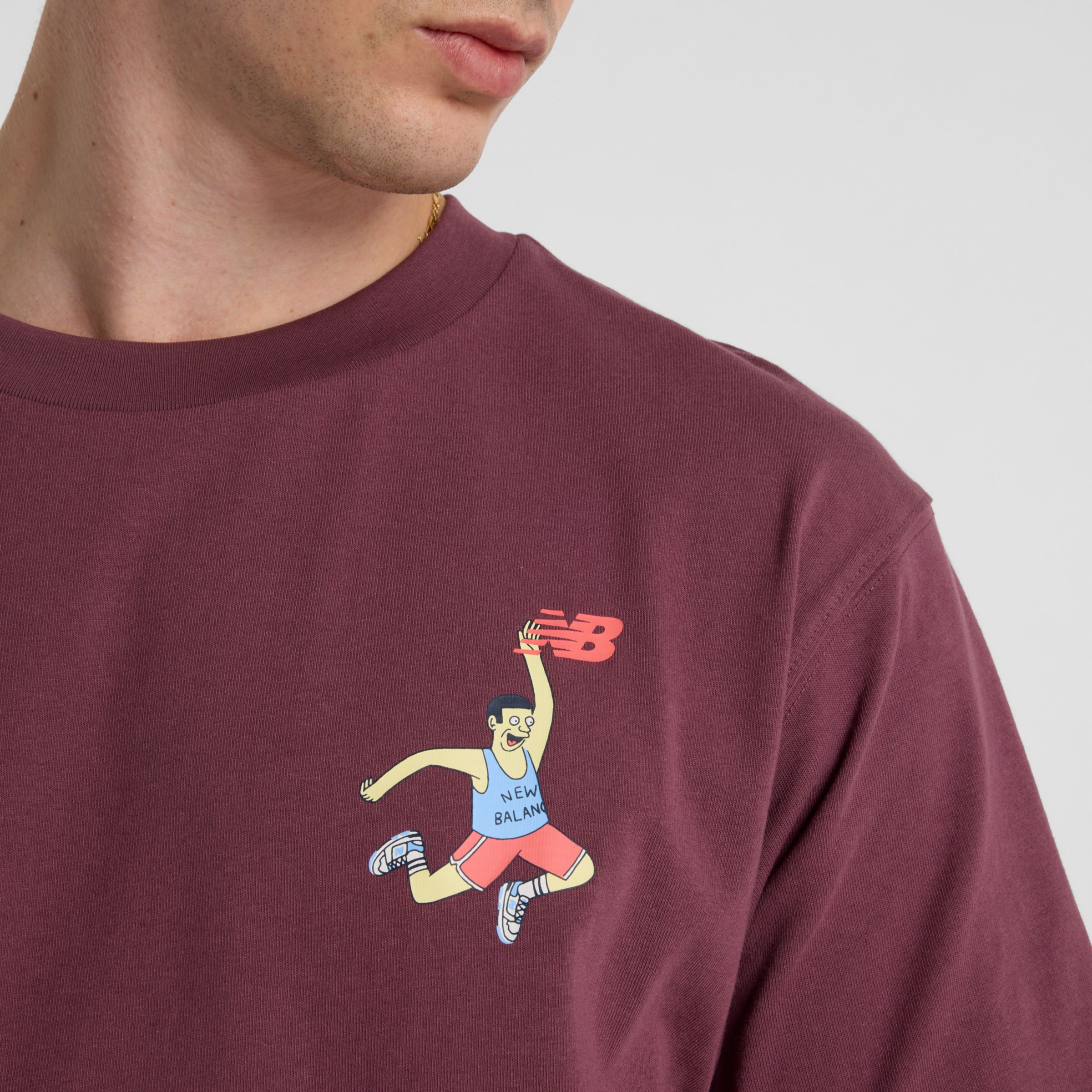 Athletics Hoops Cartoon T-Shirt