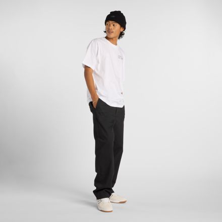 Numeric Small Logo Jersey 圓領上衣, 黑, MT51950WT