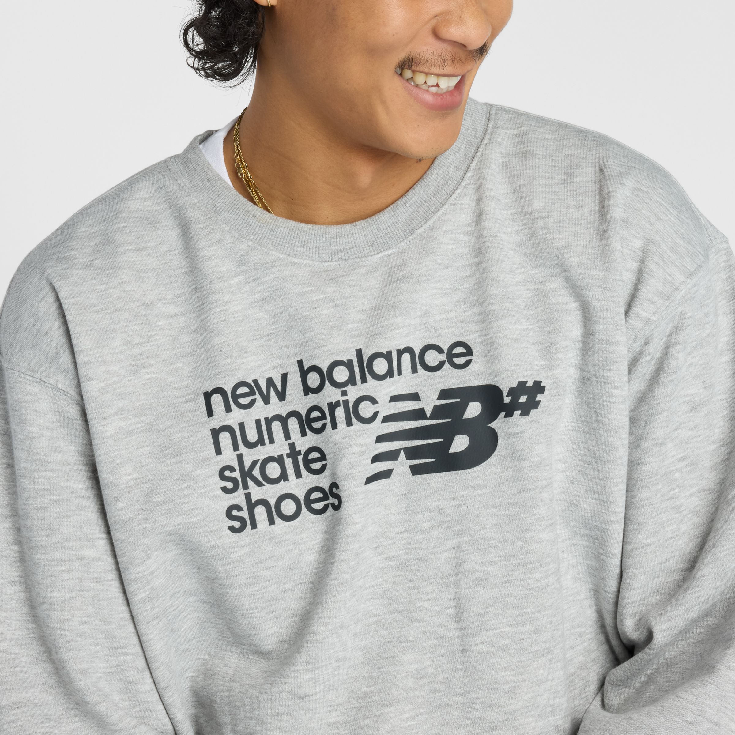 Numeric フレンチテリースウェットクルー