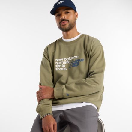 Numeric French Terry Crew, ATHLETIC GREY, MT51952DEK