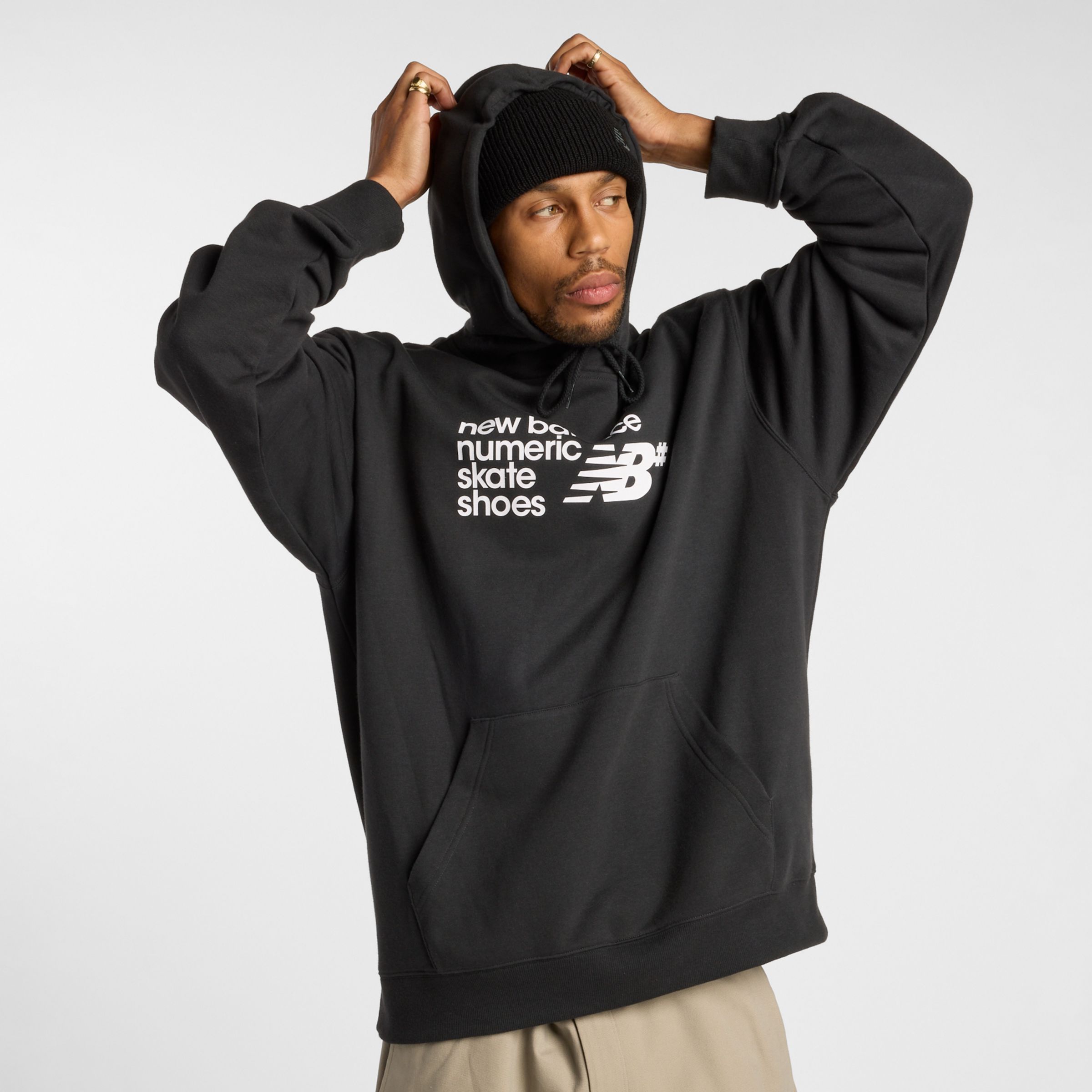 NEW BALANCE MEN'S NUMERIC FRENCH TERRY HOODIE 