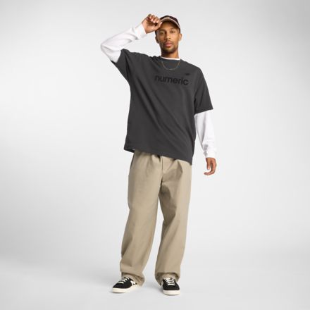 Numeric Cotton T-Shirt, FADED BLACK, MT51955ABR