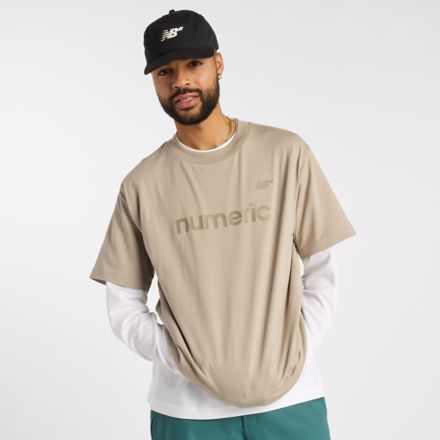 Numeric Cotton T-Shirt, WHITE, MT51955ADS