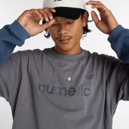 Numeric Cotton T-Shirt, WHITE, MT51955CAS