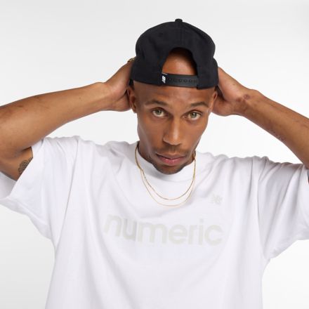 Numeric Cotton T-Shirt, WHITE, MT51955WT