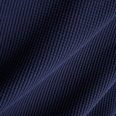 Numeric Waffle Knit Long Sleeve Henley