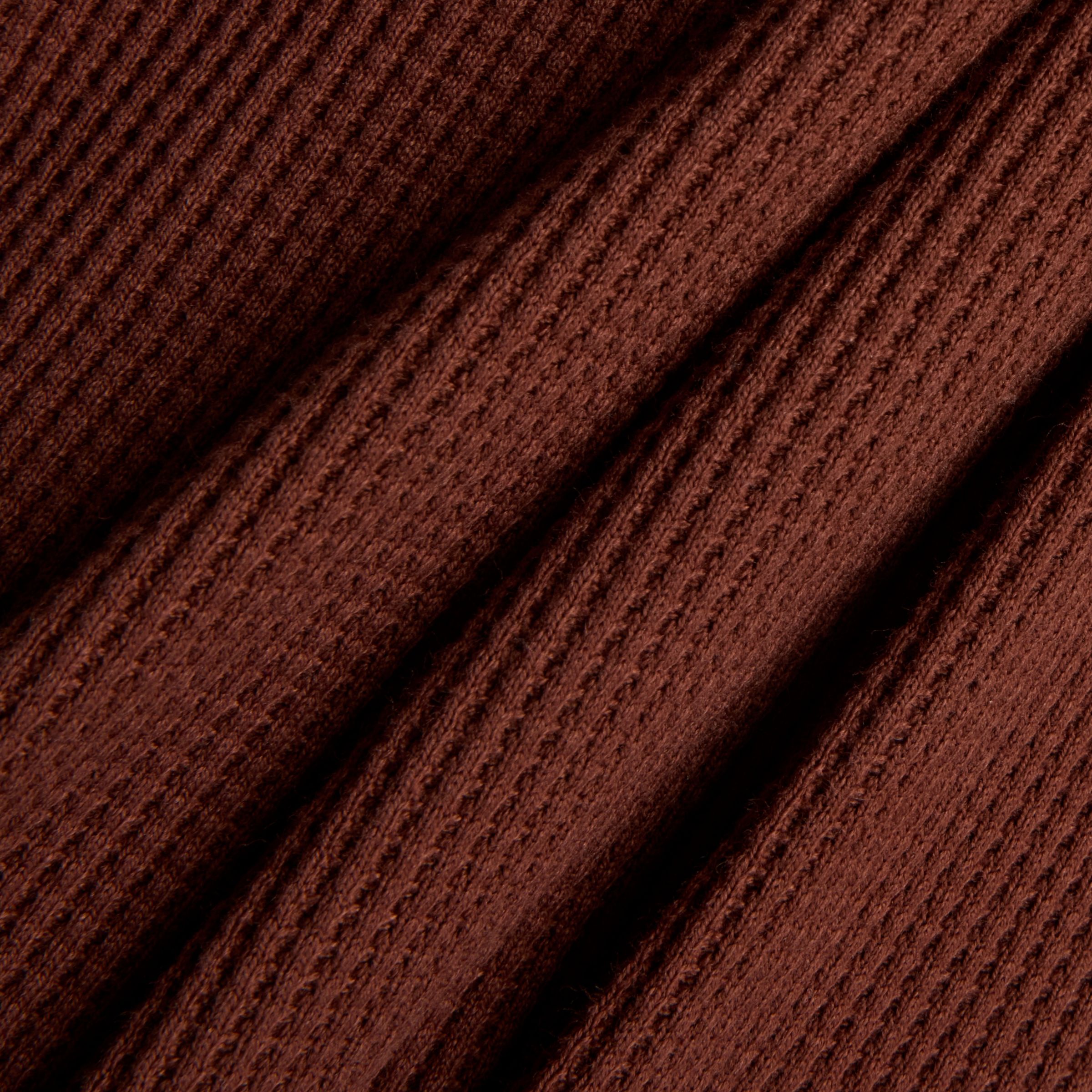 Numeric Waffle Knit Long Sleeve Henley