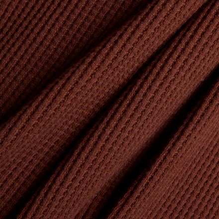 Manches longues en tricot gaufré numérique Henley