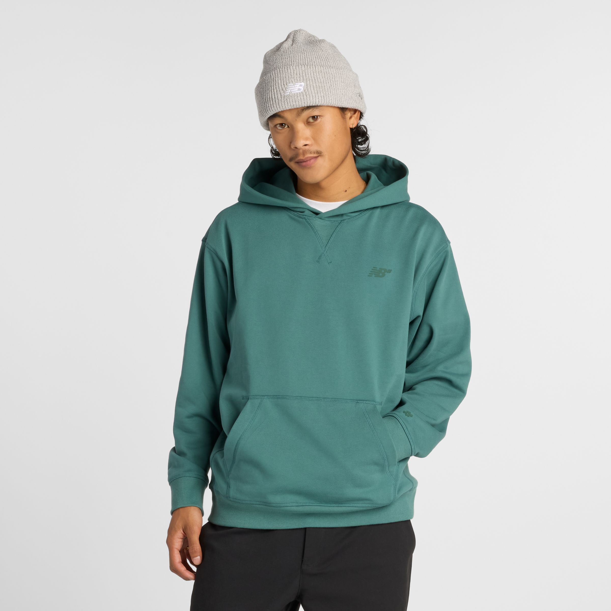 

New Balance Men's Numeric French Terry Hoodie Green - Green