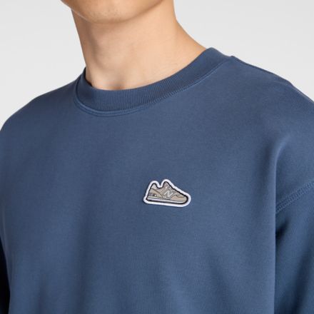 Athletics 574 Patch スウェットクルー, Ash Heather, MT51963VTI