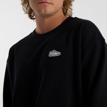 Athletics 550 Patch 圓領上衣, 經典灰, MT51965BK