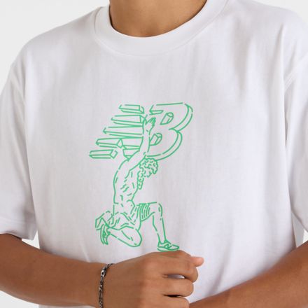 Debut Statue T-Shirt, DEEP OCEAN, MT51978WT