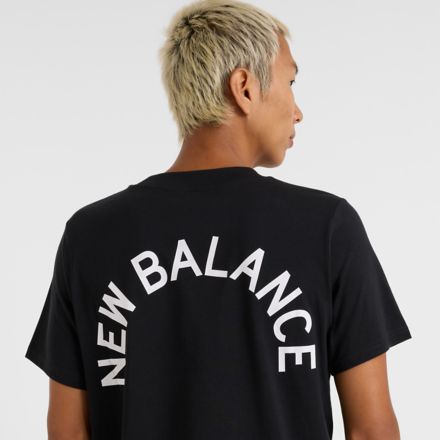 Sport Arch Graphic 圓領上衣, 經典灰, MT51985BK