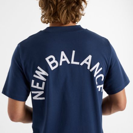 Sport Arch Graphic 圓領上衣, 經典灰, MT51985NNY