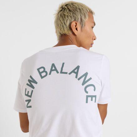 Sport Arch Graphic 圓領上衣, 經典灰, MT51985WT