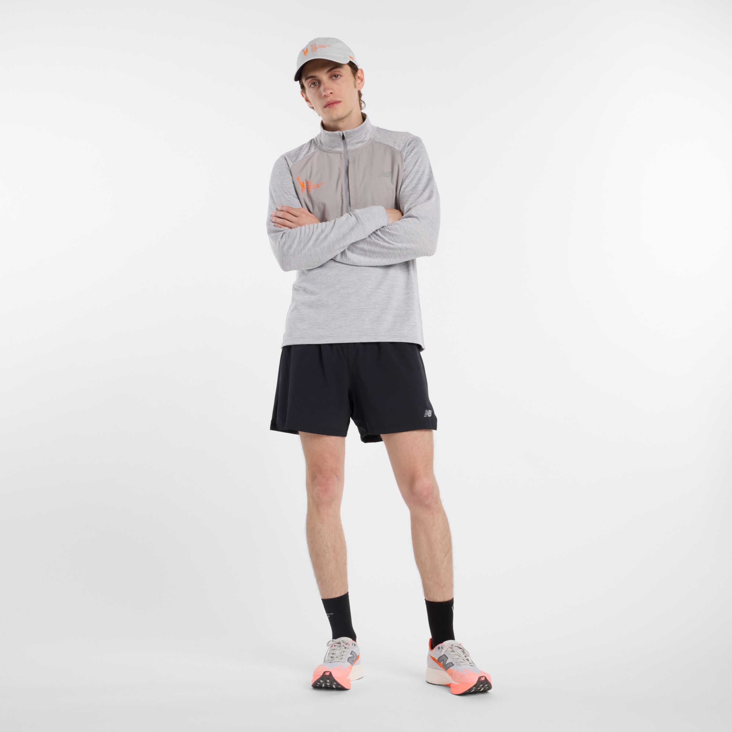 NYC Marathon Heat Grid 1/2 Zip