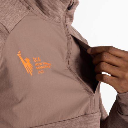 NYC Marathon Heat Grid 1/2 Zip