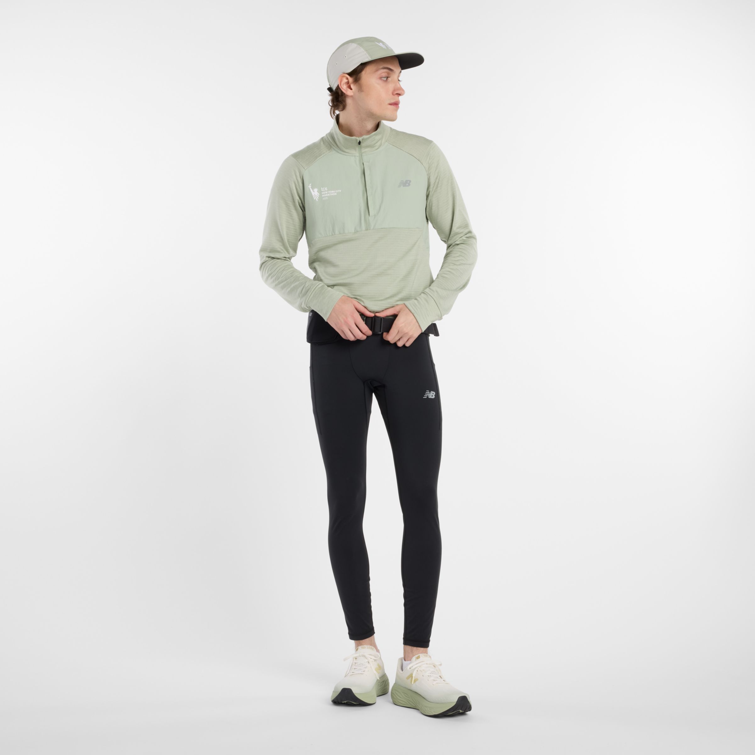 NYC Marathon Heat Grid 1/2 Zip