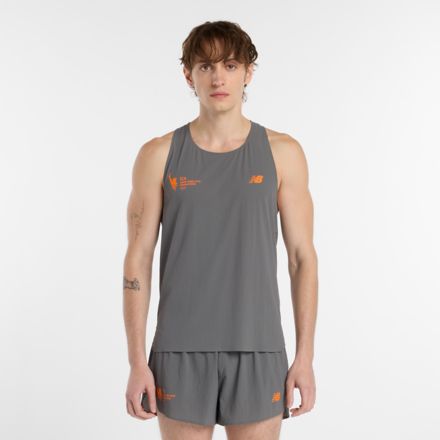 NYC Marathon Ultra Light Singlet, URGENT RED, MT53205MURR