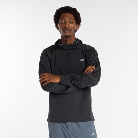 Chandail à capuchon cagoule Heat Grid, BLACK, MT53207BK