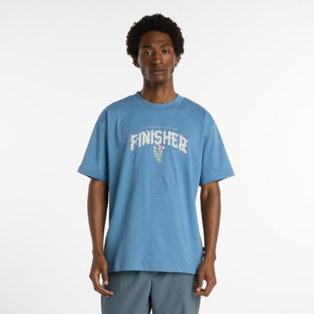 NYC Marathon Finisher Graphic T-Shirt, BREZO AZUL COSTERO, MT53218MSHN