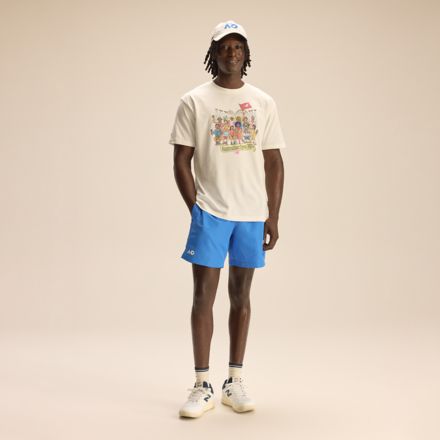 Australian Open Crowded Graphic T-Shirt, SEA SALT, MT53442ASST