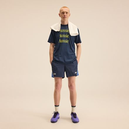 Australian Open Aussie Graphic T-Shirt, NB NAVY, MT53443ANNY