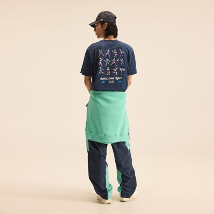 Australian Open Flexibility Graphic T-Shirt, NB NAVY, MT53444ANNY