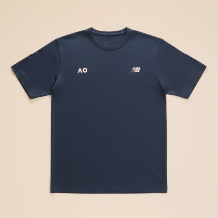 Australian Open Heathertech T-Shirt, BLUE BIRD II, MT53470ANNY