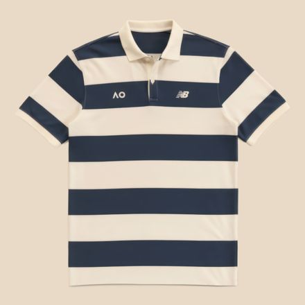 Australian Open Striped Premium Polo, DEEP END II, MT53490ANNY