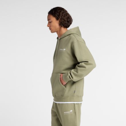 【ニューバランス】New Balance Linear Graphic Fleece Hoodie MT43910_053?$Main$&$default$&w