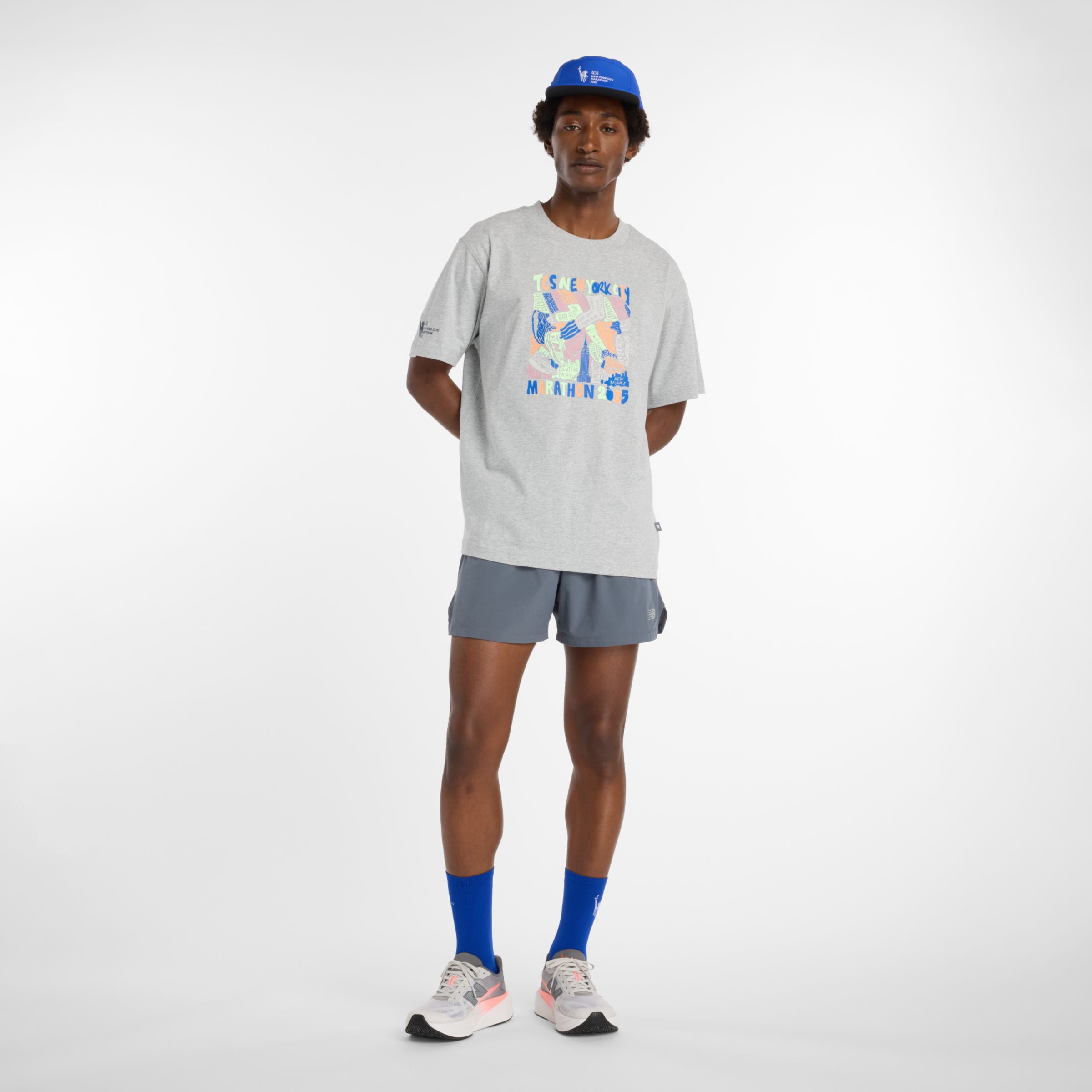 New York Cityマラソン ショートスリーブTシャツ　ボロウツ