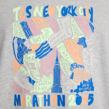 NYC Marathon Graphic T-Shirt - Boroughs