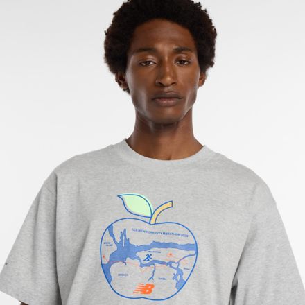 NYC Marathon Graphic T-Shirt - Apple Map