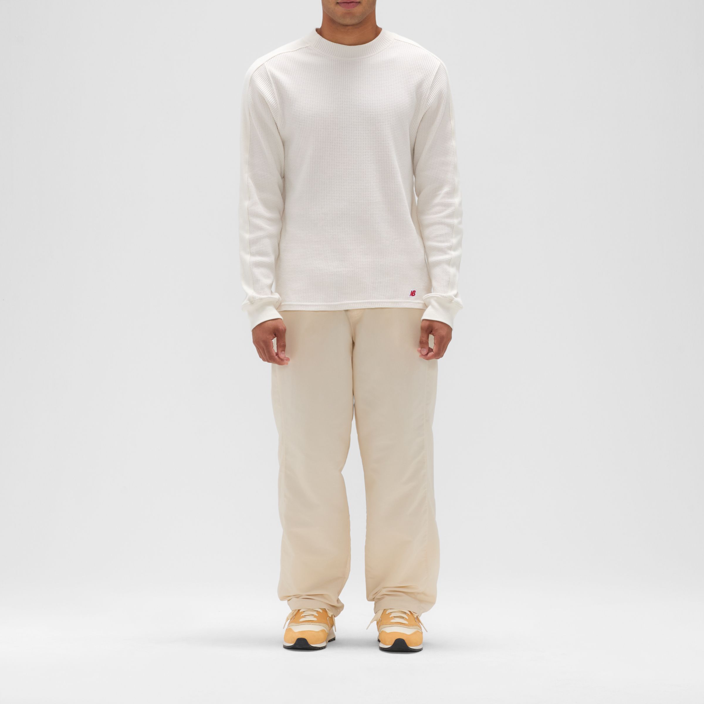 Made in USA Mock Neck Thermal Top