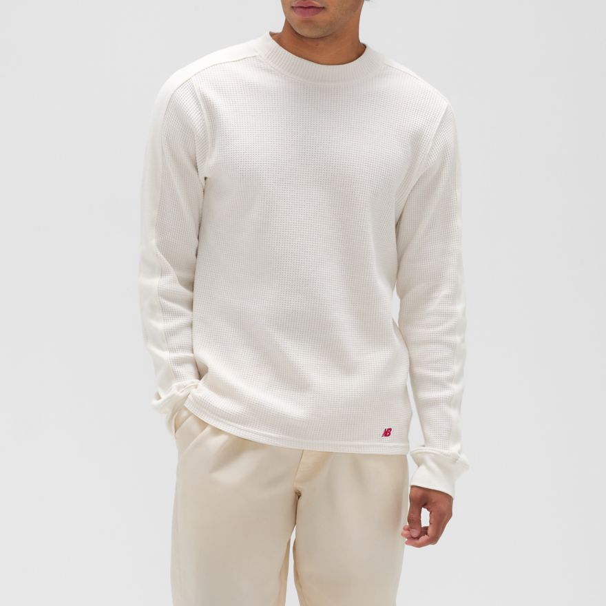 Made in USA Mock Neck Thermal Top