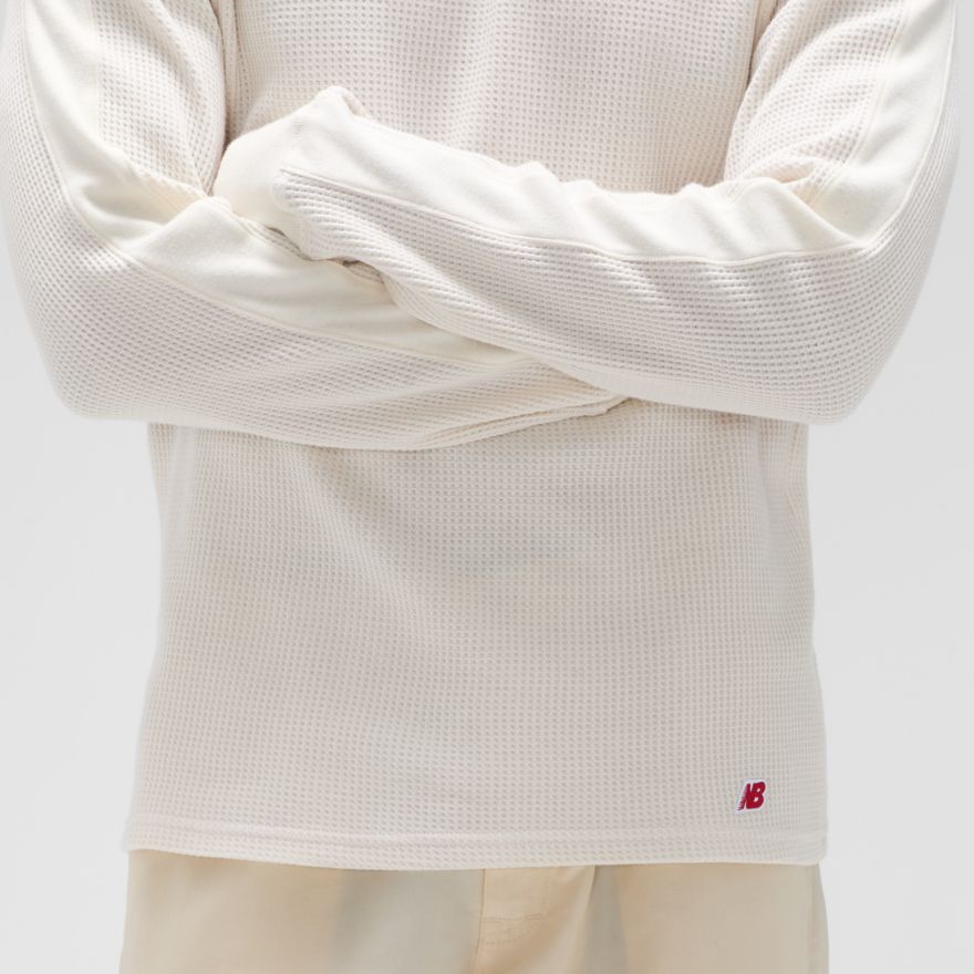 Made in USA Mock Neck Thermal Top