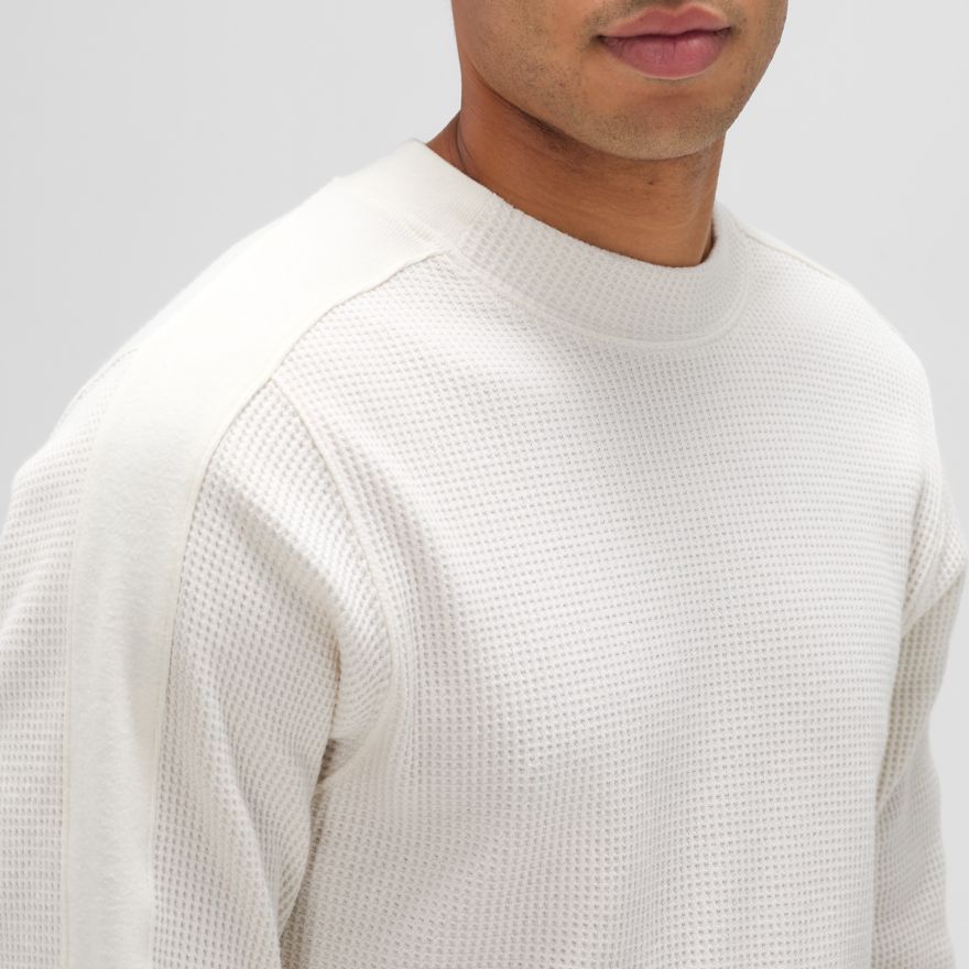 Made in USA Mock Neck Thermal Top