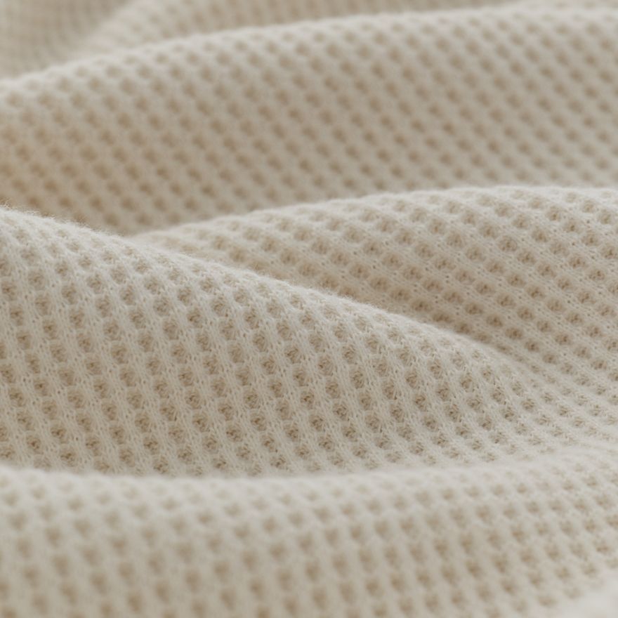 Made in USA Mock Neck Thermal Top