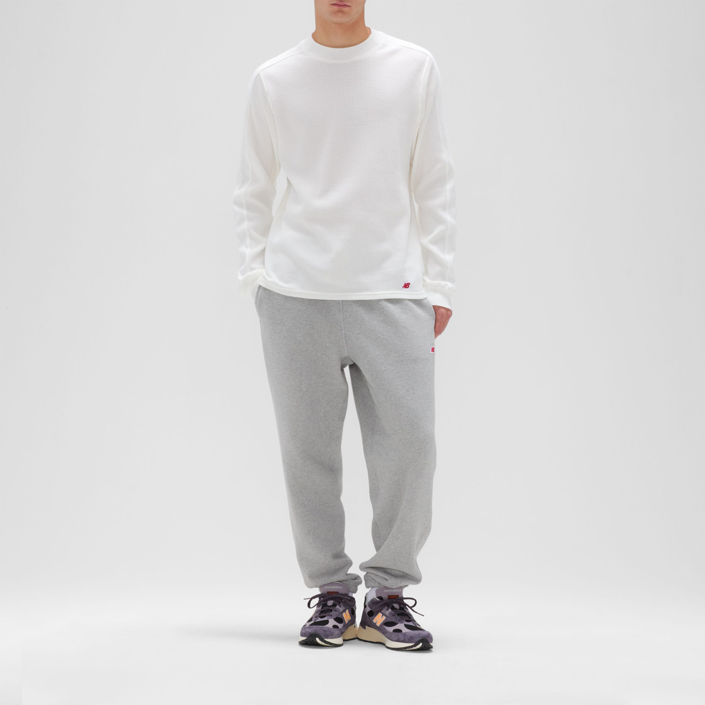 Made in USA Mock Neck Thermal Top