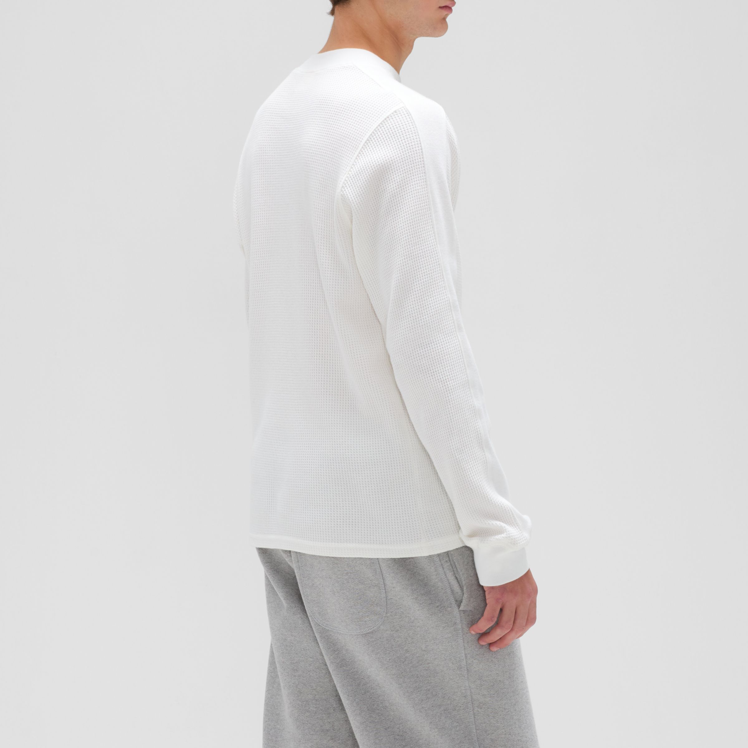 Made in USA Mock Neck Thermal Top