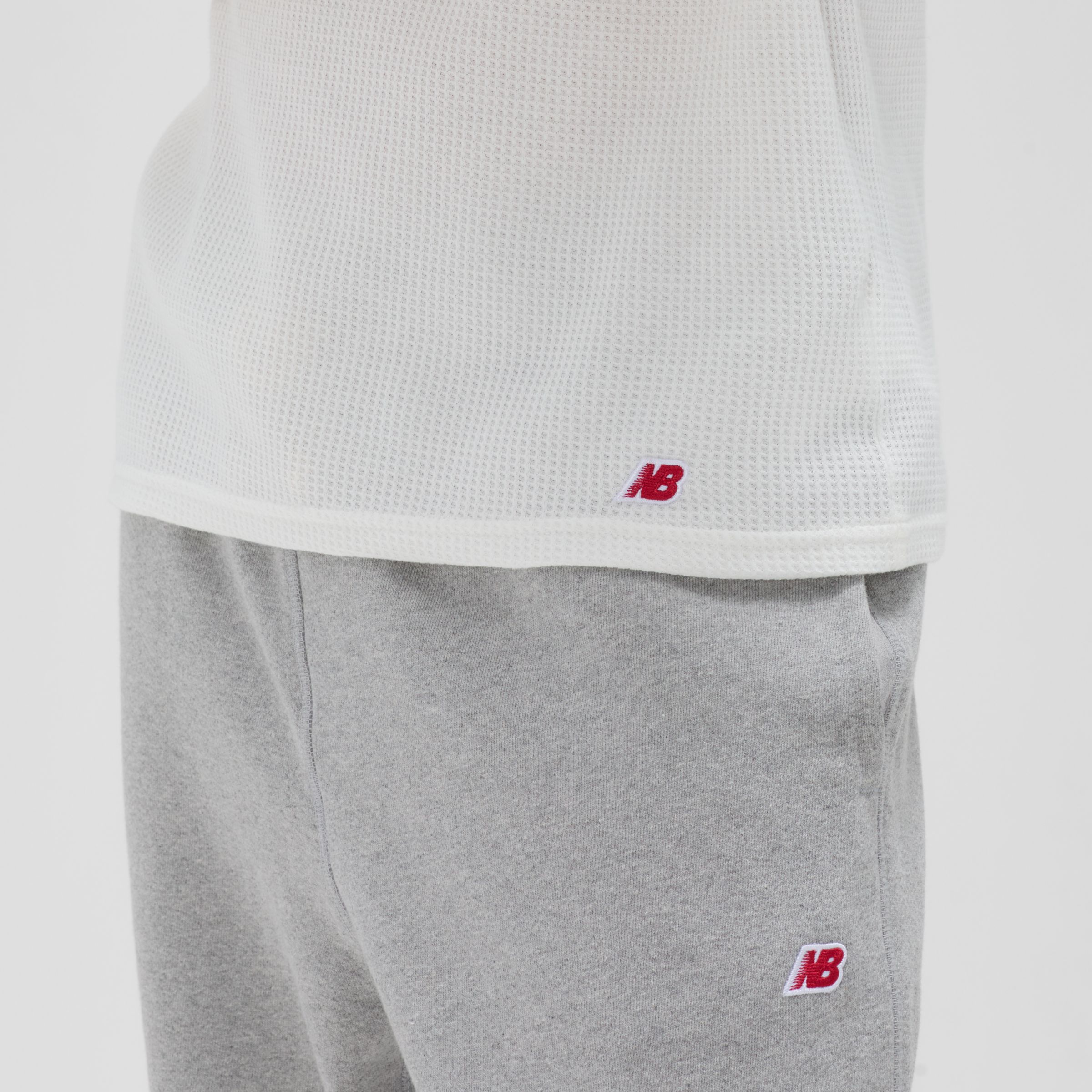 Made in USA Mock Neck Thermal Top