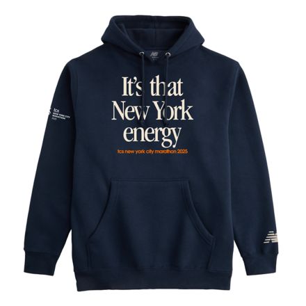 NYC Marathon French Terry Graphic Hoodie, AZUL MARINO NB, MT53599MNNY