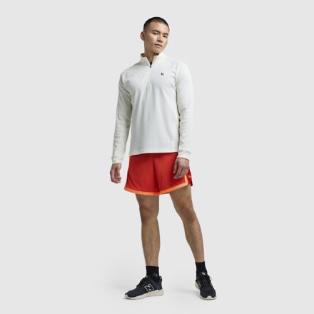 Klutch Men's Waffle 1/2 Zip, ANGORA, MT53623AGA