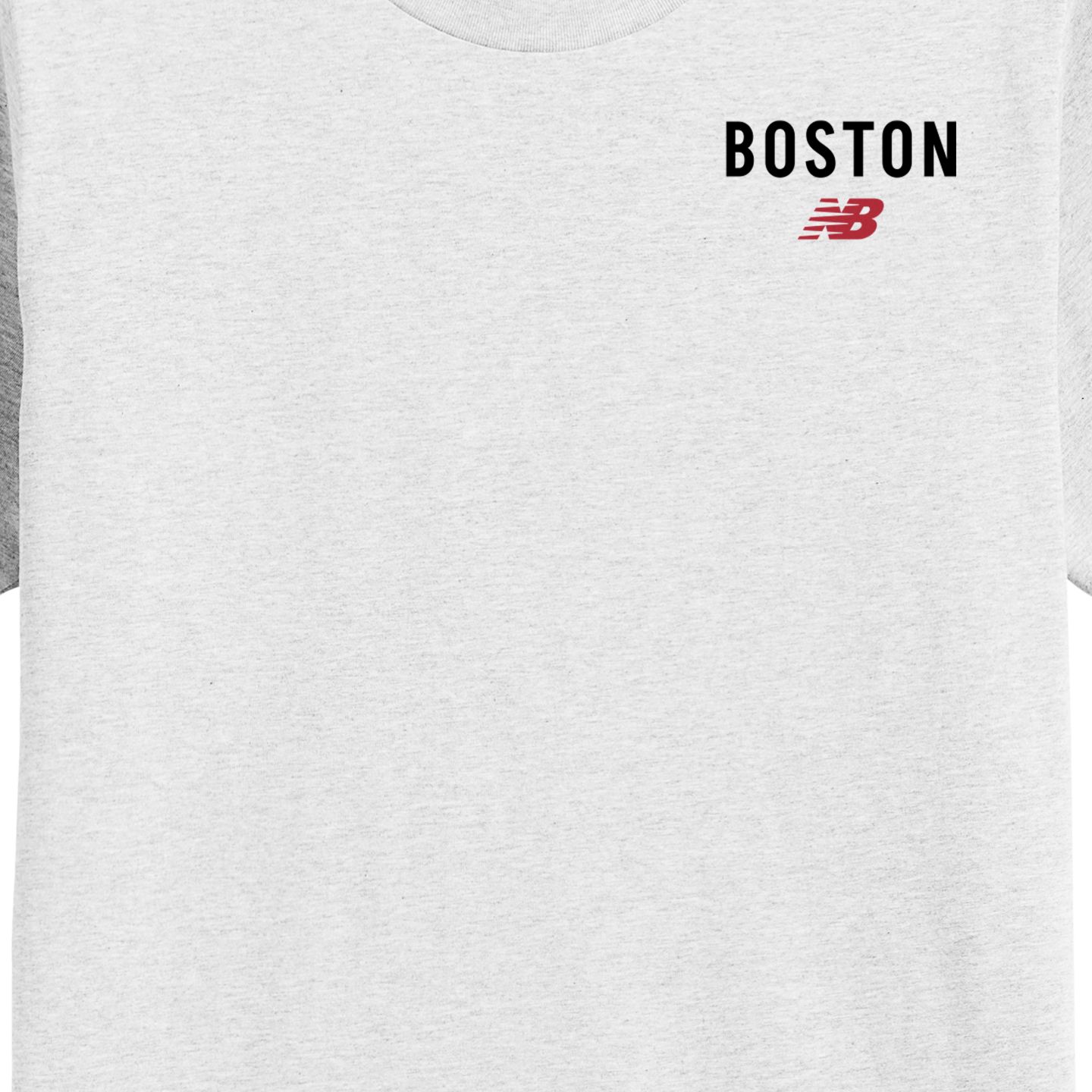 Мужская футболка New Balance Boston Character, цвет: Пепельный меланжевый — фото 10