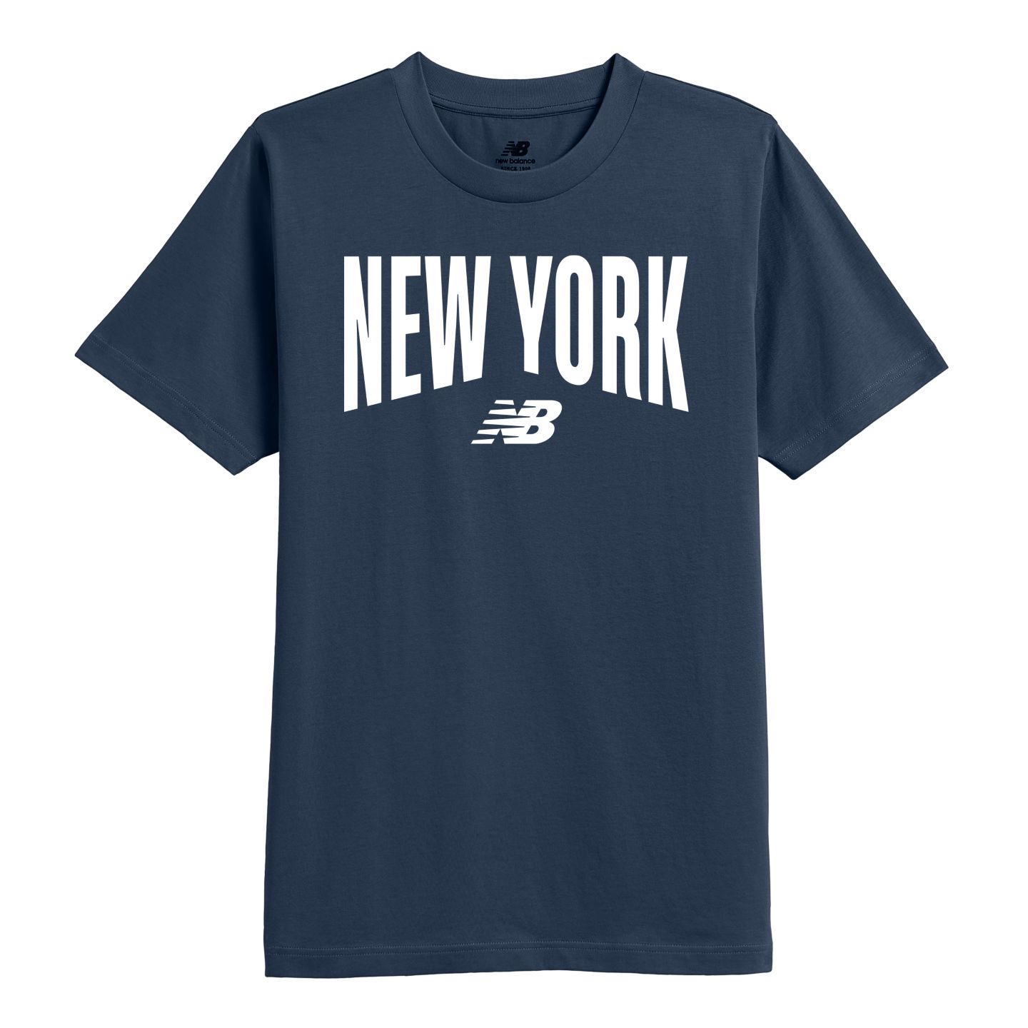 Мужская футболка New Balance New York City, цвет: Тёмно-синий — фото 6