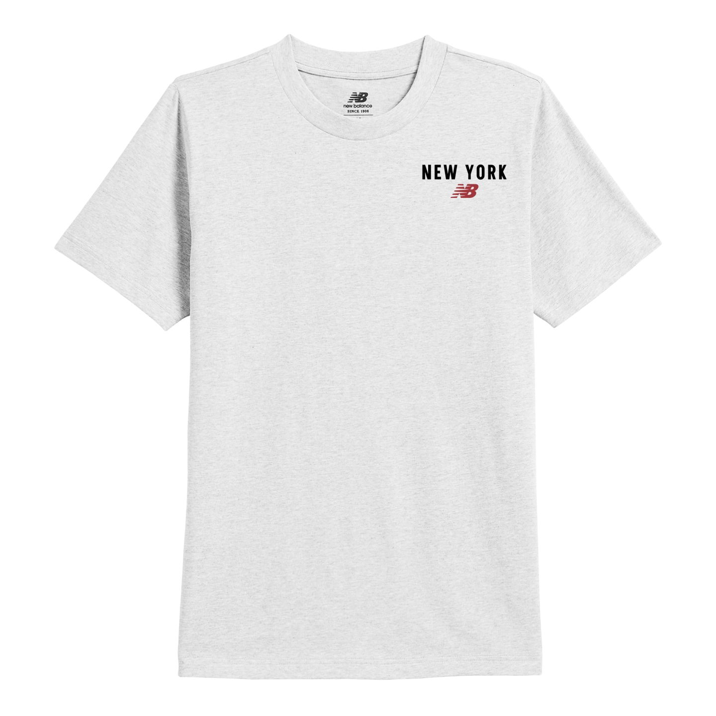 Мужская футболка New Balance New York City Character, цвет: Пепельный меланжевый — фото 7