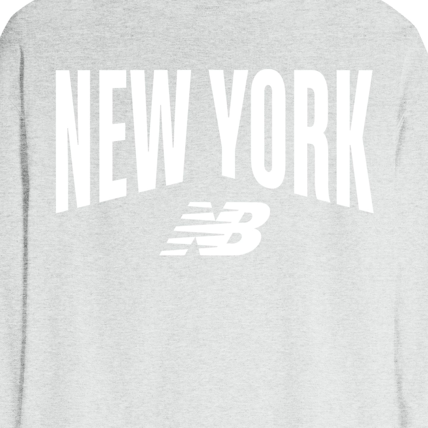 Мужской топ New Balance New York City Long Sleeve, цвет: Пепельный меланжевый — фото 2