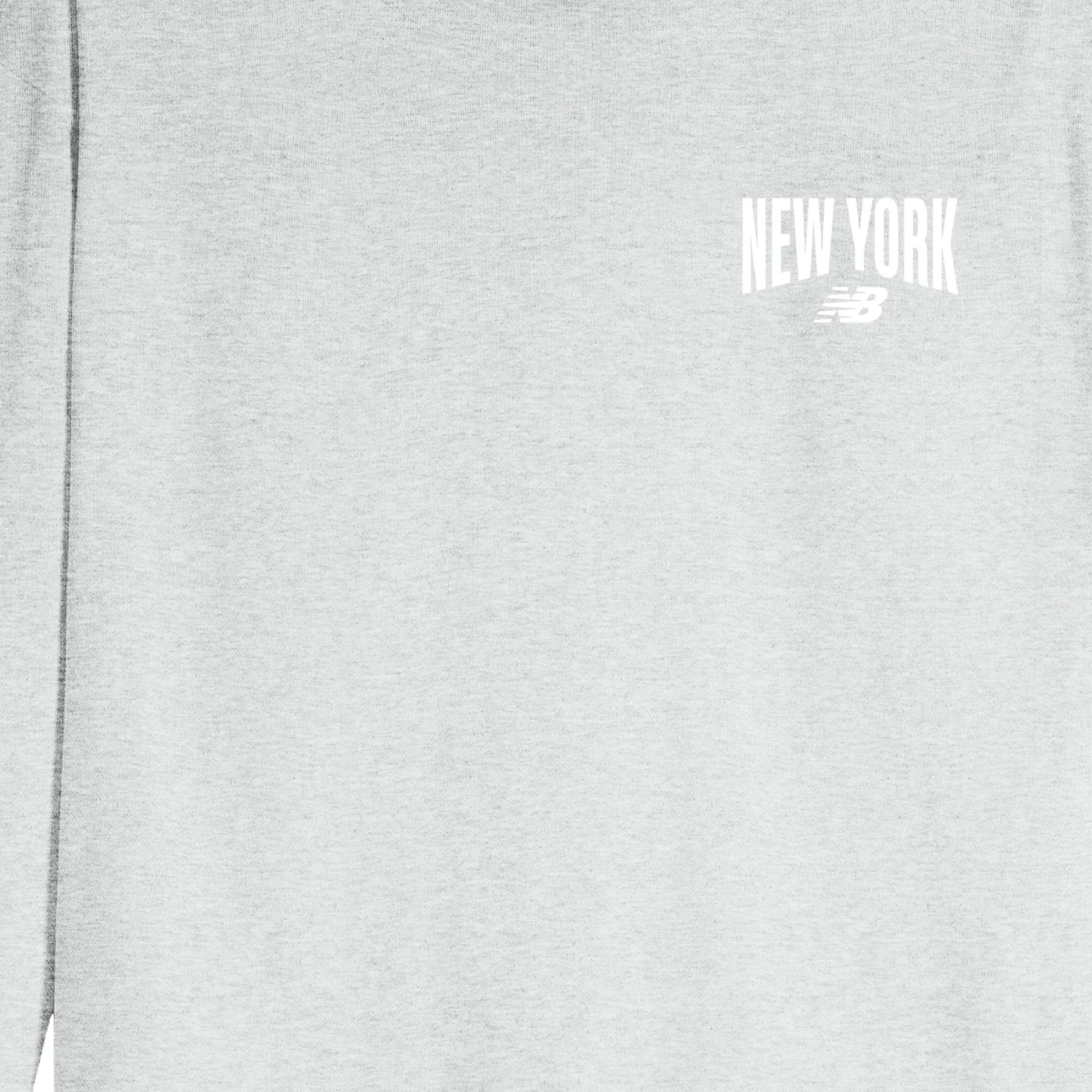 Мужской топ New Balance New York City Long Sleeve, цвет: Пепельный меланжевый — фото 3